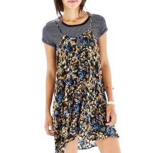 For Love and Lemons Watercolor‎ Floral Casual Mini Dress Size Small